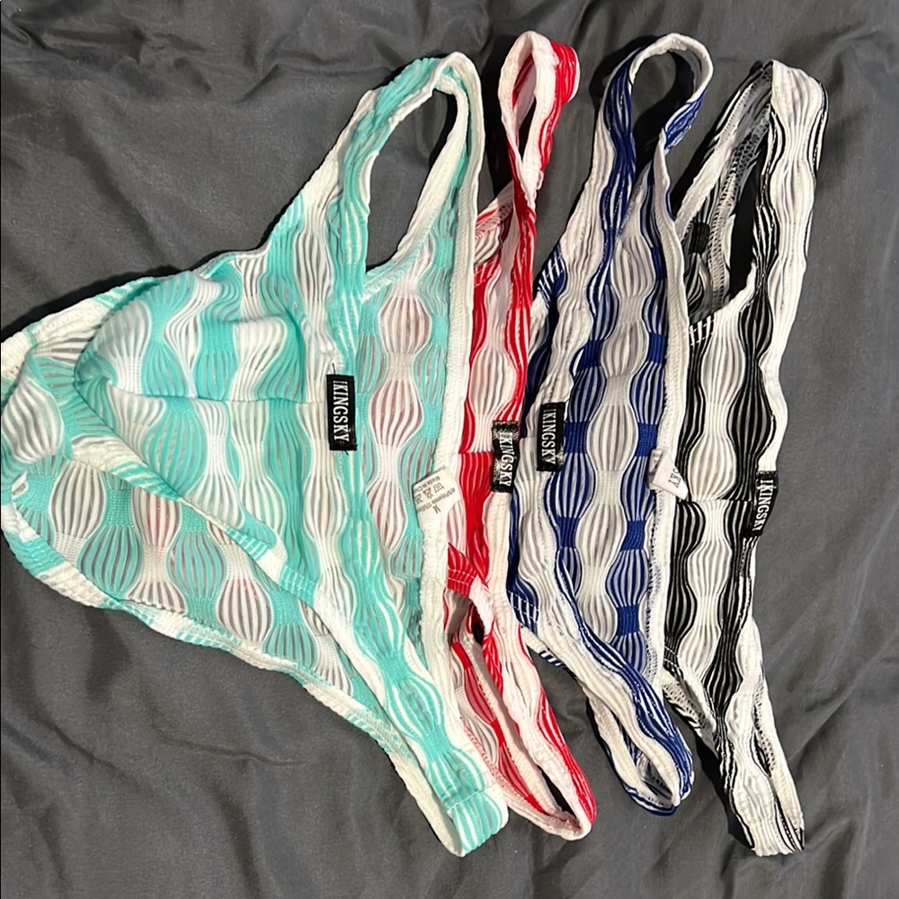 IKINGSKY Multicolor Bikini Bottoms